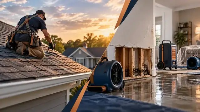 Roofing and water damage restoration